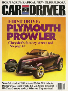 CAR & DRIVER 1993 AUG - PROWLER, AUTORA, STILLEN